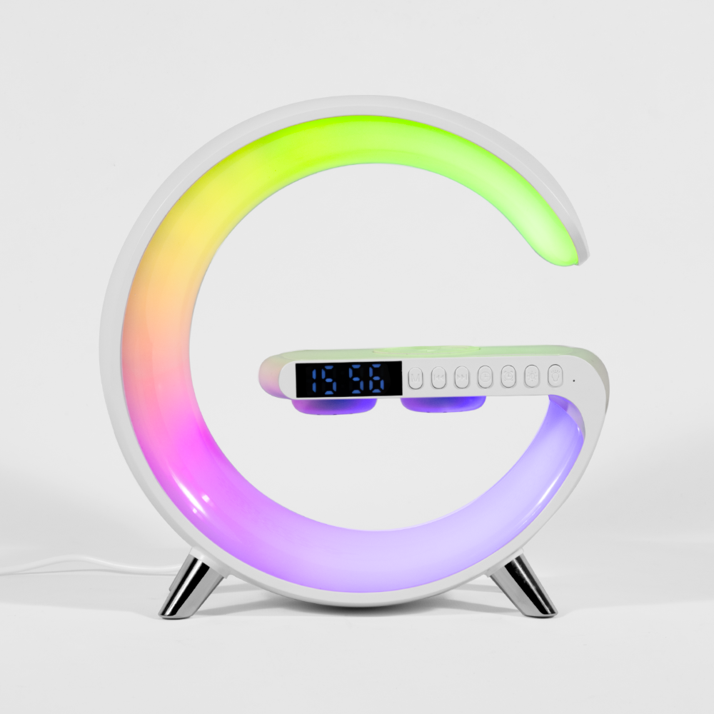 Smart Lamp Bluetooth Speaker with  Alarm Clock