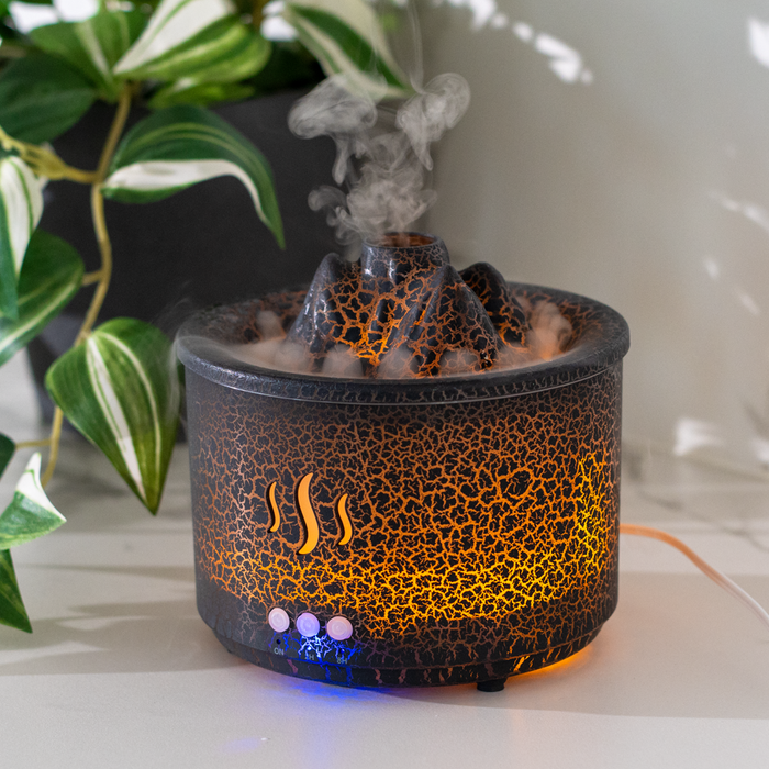 X Echo Light and Aroma Volcano Crackle Humidifer | Self Care Gifts | Giftbox Australia X Echo Light and Aroma Volcano Crackle Humidifer| Self Care Gifts | Giftbox Australia